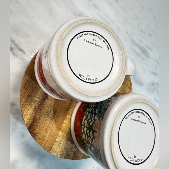 Vintage Campbell’s Soup Mug 14oz By Westwood 1993 set of 2 mugs - Picture 5 of 6